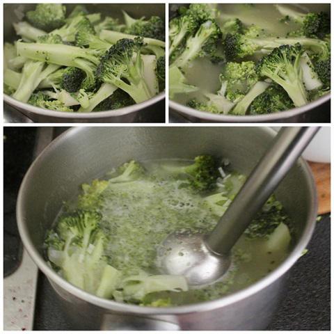 Cách làm súp bông cải xanh cho bé