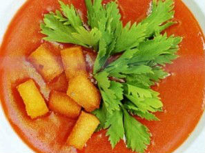 Súp cà chua kim chi