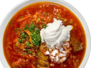 Súp củ dền cá diếc chiên