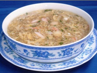 Súp cua nấm linh chi