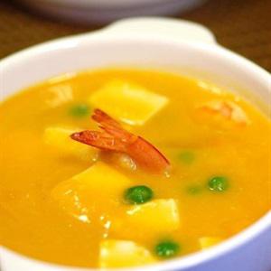 Cách làm súp đậu hũ bí đỏ