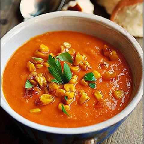 Cách làm súp khoai lang bắp mỹ
