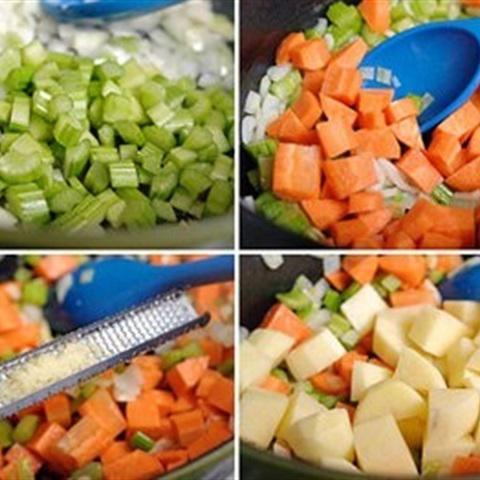 Cách làm súp khoai tây cà rốt