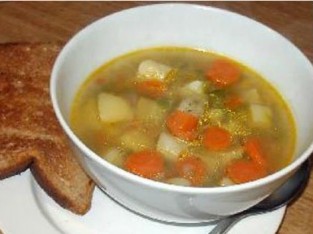 Súp khoai tây cay
