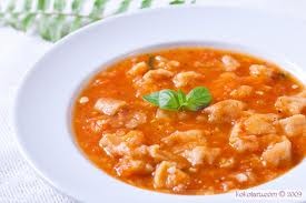 Súp lạnh cà chua – nước cốt dừa