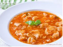 Súp lạnh cà chua – nước cốt dừa