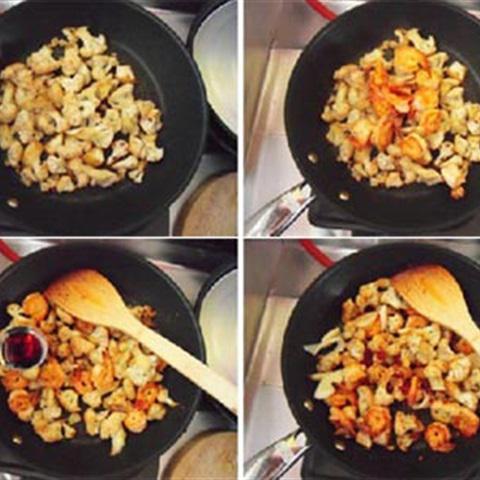 Cách làm súp lơ xào tôm