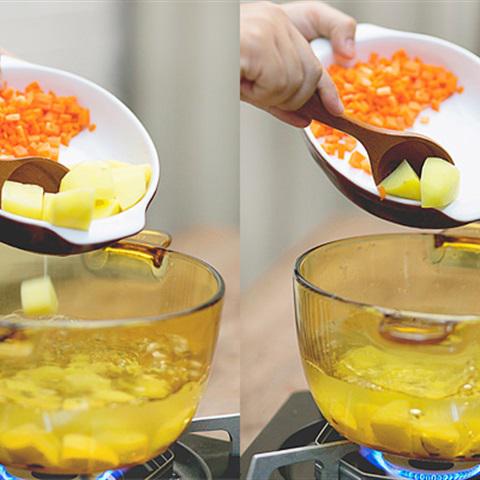 Cách làm súp thịt bò rau củ sữa tươi