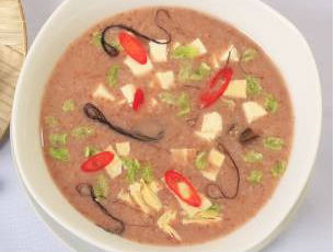 Súp tóc tiên gạo đỏ