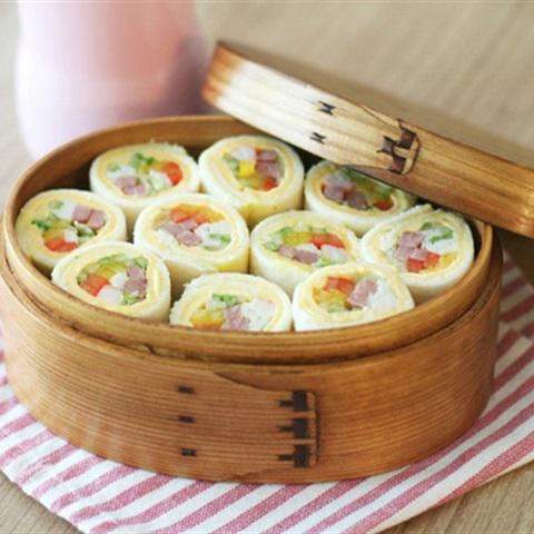 Cách làm sushi bánh mì sandwich