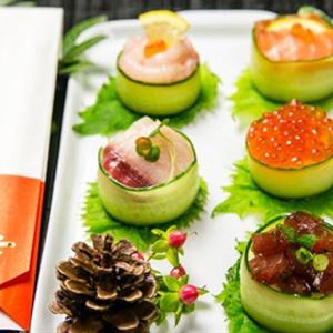 Cách làm sushi cuộn dưa leo