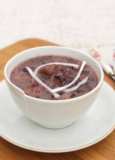 Tặng bạn cách nấu chè nếp cẩm khoai sọ ngon và tốt cho sức khỏe