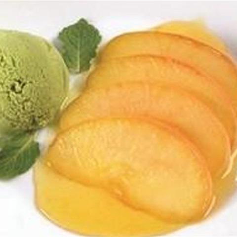 Cách làm táo áp chảo kem trà xanh