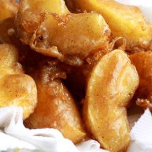 Cách làm táo chiên giòn