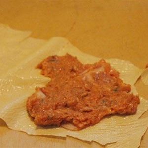 Cách làm tàu hũ ky bọc tôm thịt