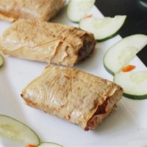 Cách làm tàu hũ ky bọc tôm thịt