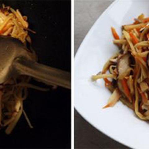 Cách làm tàu hũ ky cuốn chay