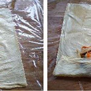 Cách làm tàu hũ ky cuốn chay