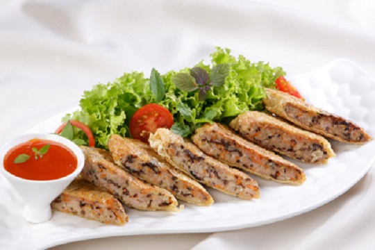 Tàu hũ ky cuộn thịt chiên