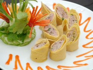 Tàu hũ ky cuộn thịt