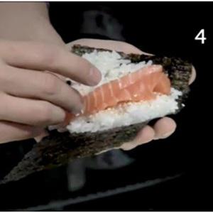 Cách làm temaki cá hồi