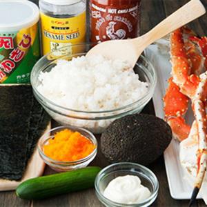 Cách làm temaki thịt cua