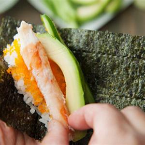 Cách làm temaki thịt cua