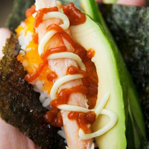 Cách làm temaki thịt cua
