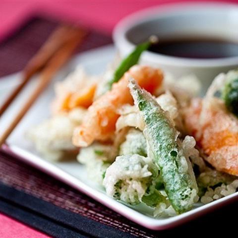 Cách làm tempura rau củ giòn rụm