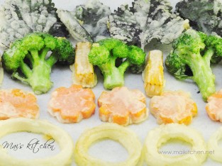 Tempura rau củ kiểu Nhật