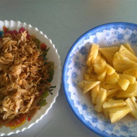 Cách làm tép khô xào thơm