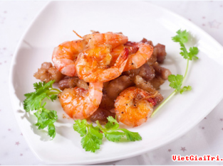 Tép ram thịt ba chỉ