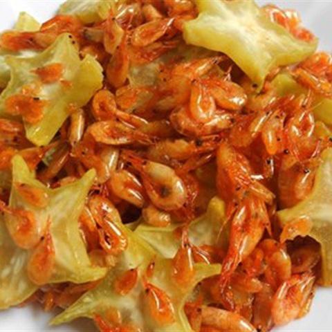 Cách làm tép tươi rang khế