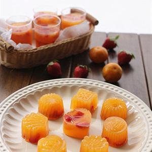 Cách làm thạch cam dâu tây