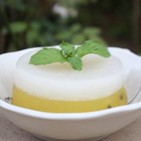 Cách làm thạch chanh dây nước cốt dừa