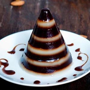 Cách làm thạch chocolate nhiều tầng