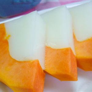 Cách làm thạch đu đủ sữa dừa