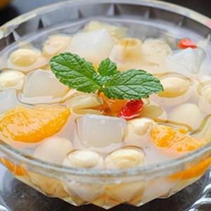 Cách làm thạch dừa trái cây