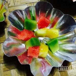 Cách làm thạch hoa quả