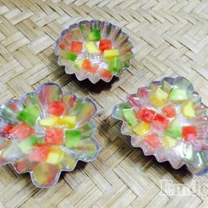 Cách làm thạch hoa quả