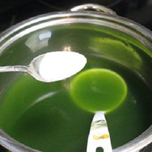 Cách làm thạch lá dứa và sữa tươi