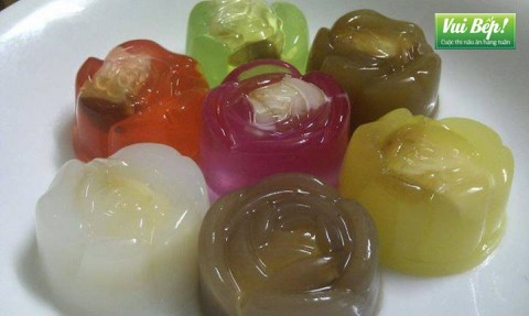 Thạch rau câu mát lạnh ngày hè