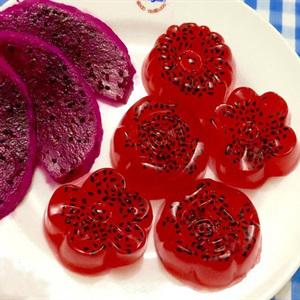 Cách làm thạch rau câu thanh long