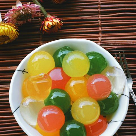 Cách làm thạch rau câu viên bi