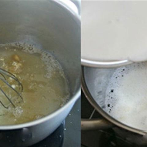 Cách làm thạch sữa dừa hoa quế