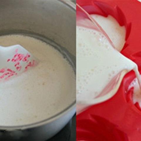 Cách làm thạch sữa dừa hoa quế