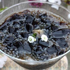 Cách làm thạch sương sáo hạt é