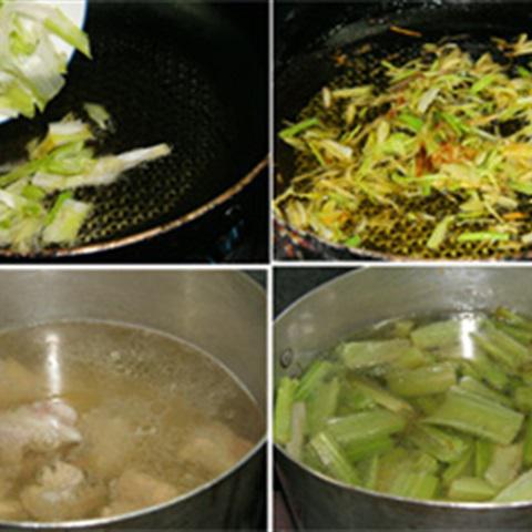 Cách làm thân atiso nấu sườn non