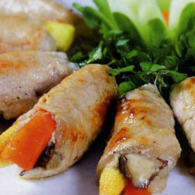 Thăn heo cuốn mật ong