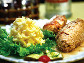 Thăn heo cuốn phô-mai